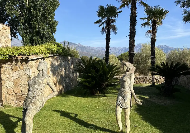 La Signoria — sculptures de bronze dans le parc